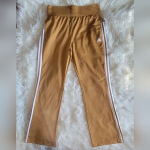 New orange Adidas sweatpants